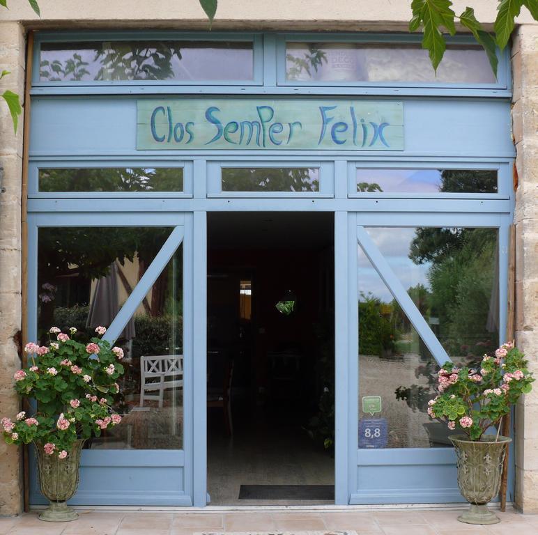 Chambres D'Hotes Du Clos Semper Felix Sainte-Bazeille Екстериор снимка